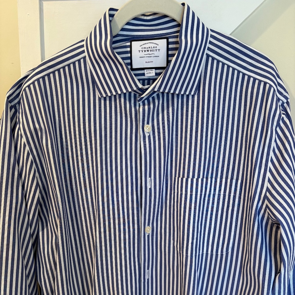 Charles Tyrwhitt Twill stripe shirt
